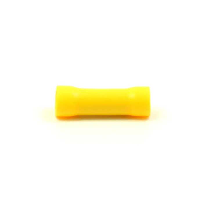 10 Pack 10-12AWG Yellow Gauge Butt Connector Terminal Wire Splice