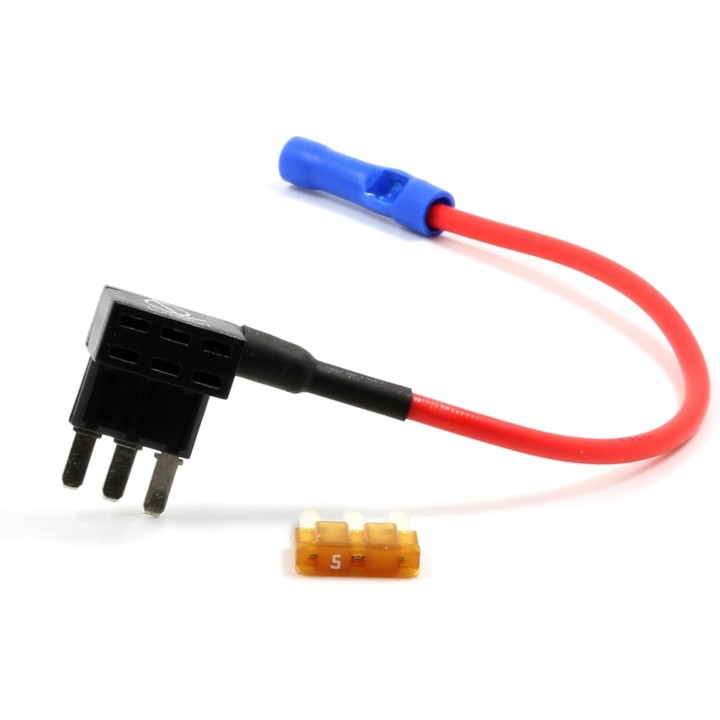 Micro3 ATL Fuse-TAP Add ON Dual Circuit Adapter AUTO CAR Terminal + 5 AMP Fuse