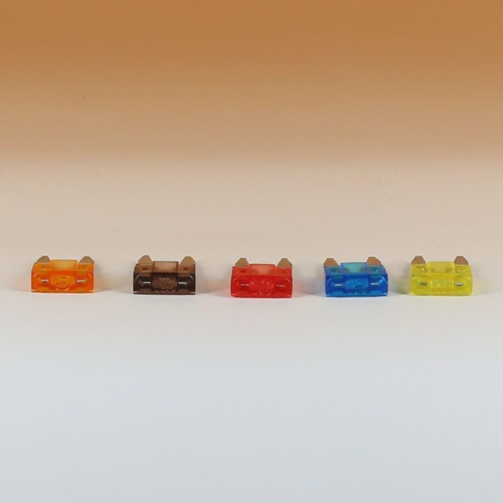 Lumision Mini Blade Style APM ATM Inline 16AWG Fuse Holder (Water Proof) + Fuse Set 5, 7.5, 10, 15, 20 AMP