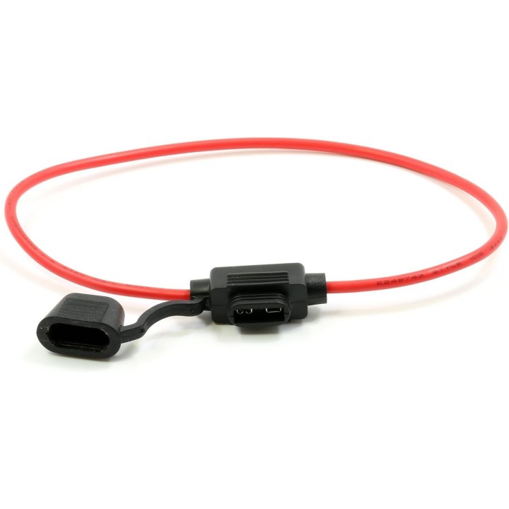 Lumision Mini Blade Style APM ATM Inline 16AWG Fuse Holder (Water Proof) + Fuse Set 5, 7.5, 10, 15, 20 AMP