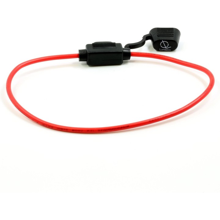 Lumision Mini Blade Style APM ATM Inline 16AWG Fuse Holder (Water Proof) + Fuse Set 5, 7.5, 10, 15, 20 AMP