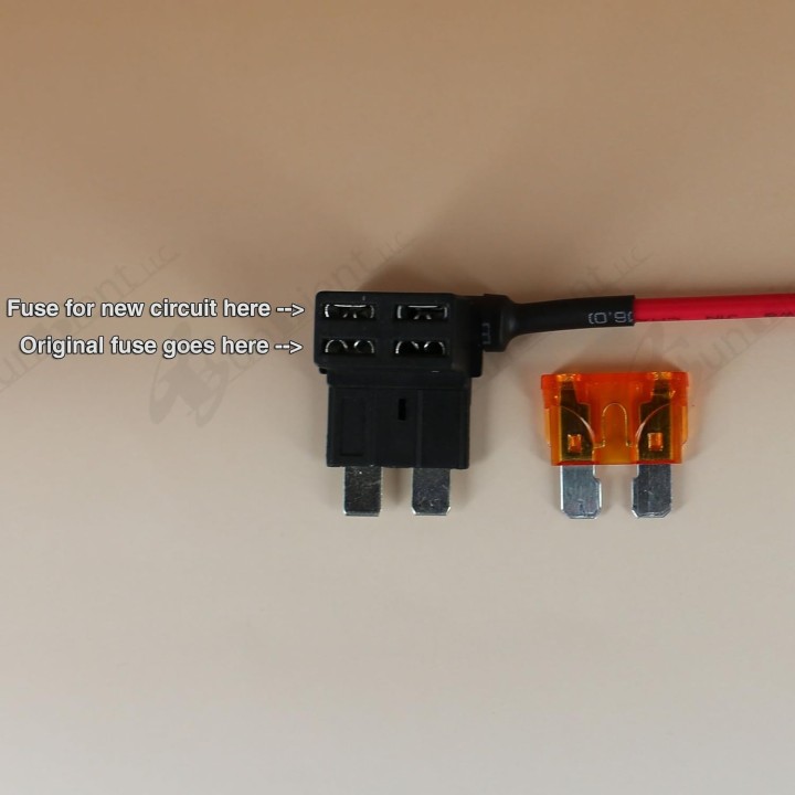 Lumision ADD Circuit ATO ATC Fuse TAP Add ON Dual Circuit Adapter AUTO CAR Terminal + 5AMP Fuse