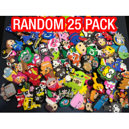 25 RANDOM PACK - High Quality Hand Picked Shoe Charms Anime Cartoon