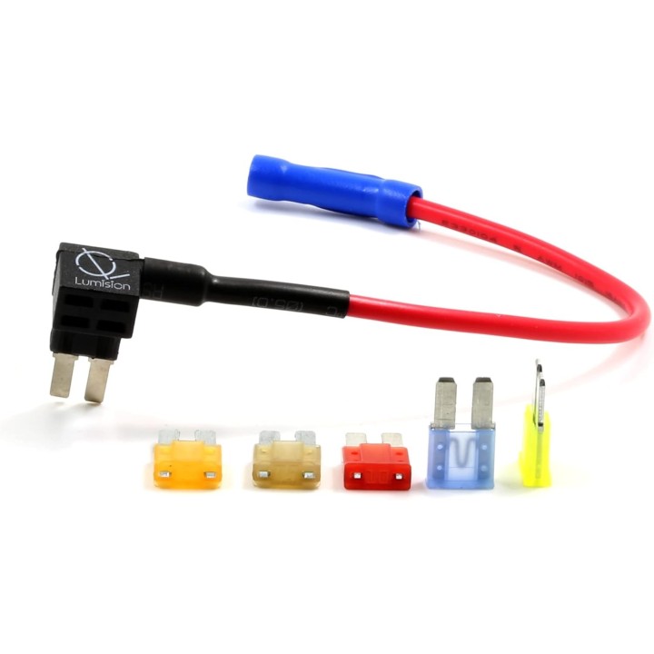 Lumision ADD-A-Circuit ATR MICRO2 Fuse-TAP Add ON Dual Circuit Adapter AUTO CAR Terminal + Fuse Set 5, 7.5, 10, 15, 20 AMPS