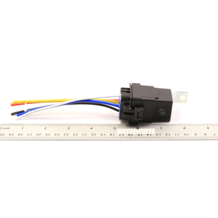 Lumision 30AMP 12V DC Water proof Relay and Harness 5-PIN SPDT Bosch Style 30A