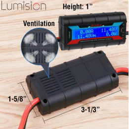 200A AMP Watt Meter High Precision Digital LCD Display 60 Volt Solar RC Battery